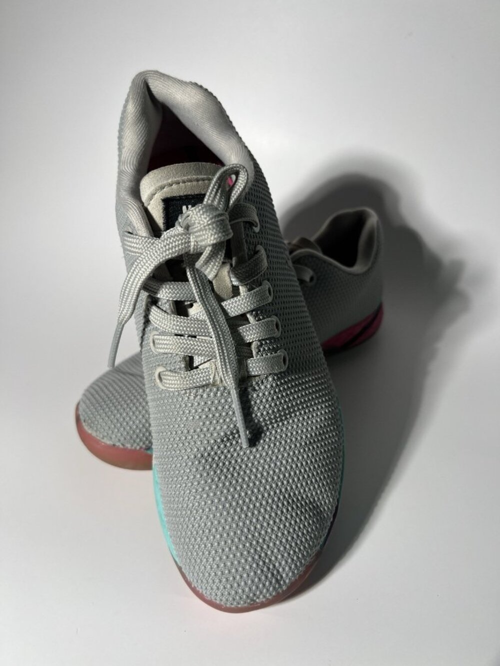 NOBULL SuperFabric Trainer Gray Pink Blue Women’s Size 6 - Picture 10 of 10